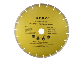 GEKO G00254 Diamantový kotouč na beton segmentový 300x8x32 mm PROFI