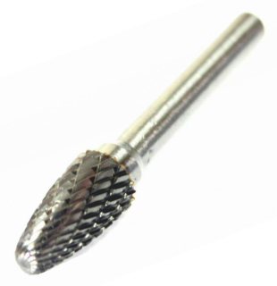 Mar-pol M225654 Karbidová fréza, rotační pilník, vrták do kovu 10x25mm