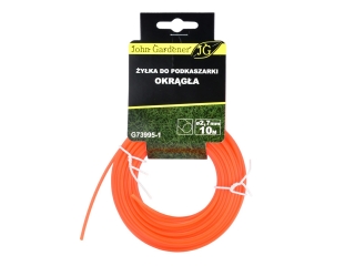GEKO G73995-1 NÁHRADNÍ STRUNA DO KŘOVINOŘEZU / VYŽÍNAČE, KULATÁ 2,7mmx10m