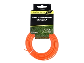 GEKO G73995-2 NÁHRADNÍ STRUNA DO KŘOVINOŘEZU / VYŽÍNAČE, KULATÁ 2,4mmx10m
