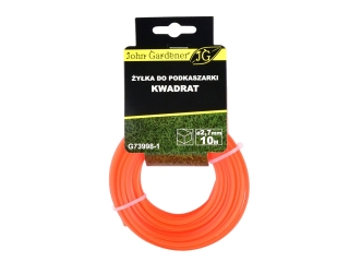 GEKO G73998-1 NÁHRADNÍ STRUNA DO KŘOVINOŘEZU / VYŽÍNAČE, ČTVEREC 2,7mmx10m