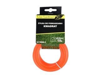 GEKO G73998-3 NÁHRADNÍ STRUNA DO KŘOVINOŘEZU / VYŽÍNAČE, ČTVEREC 2,0mmx10m