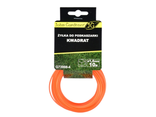 GEKO G73998-4 NÁHRADNÍ STRUNA DO KŘOVINOŘEZU / VYŽÍNAČE, ČTVEREC 1,6mmx10m