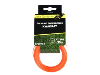 GEKO G73998-5 NÁHRADNÍ STRUNA DO KŘOVINOŘEZU / VYŽÍNAČE, ČTVEREC 1,3mmx10m