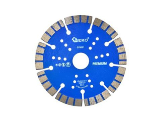 GEKO G78321 Diamantový kotouč na beton turbo 125x22,23mm PREMIUM laser