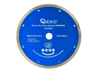GEKO G78333 Diamantový kotouč pro řezání dlaždic 200mmx10x1,6mm PREMIUM